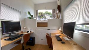 custom home office cabinetry