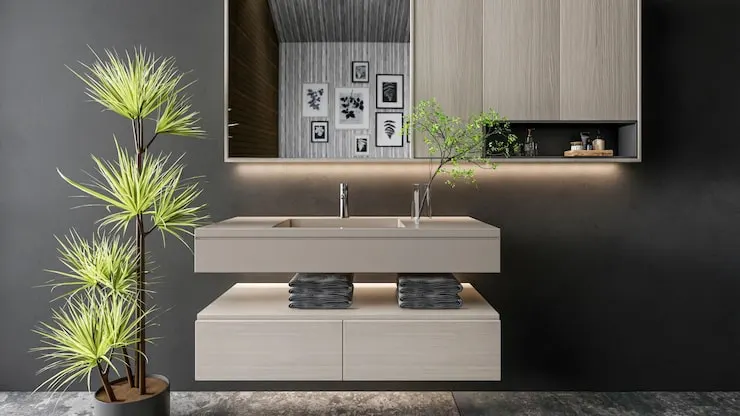 Modern bathroom vanity