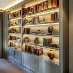 custom library bookcase