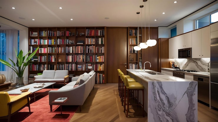 Custom Bookcases Transform NYC Apartments