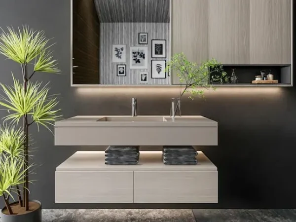 Modern bathroom vanity